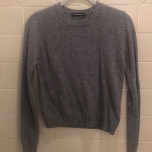 BRANDY MELVILLE gray sweater- worn maybe once